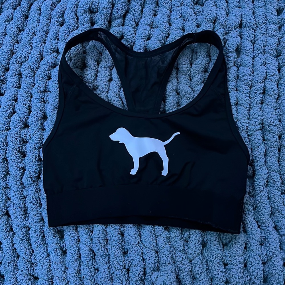 VS Pink Sports Bra Black